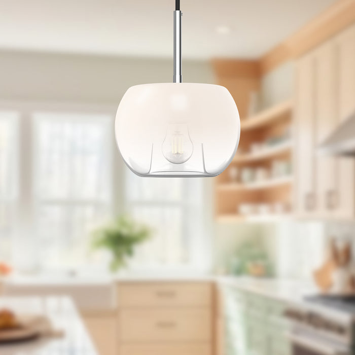 Samar 8-in Steel Pendant
