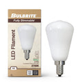 ST15 4W Dimmable Milky Filament LED Light Bulb with E12 Base, 2700K, 400 Lumens, 4-Pack