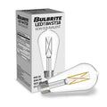 ST18 7.6W Dimmable Clear Filament LED Light Bulb with E26 Base, 2700K, 800 Lumens, 10-Pack