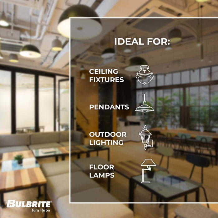 ST18 7W Dimmable Clear Filament LED Light Bulb with E26 Base, 2700K, 800 Lumens, 8-Pack