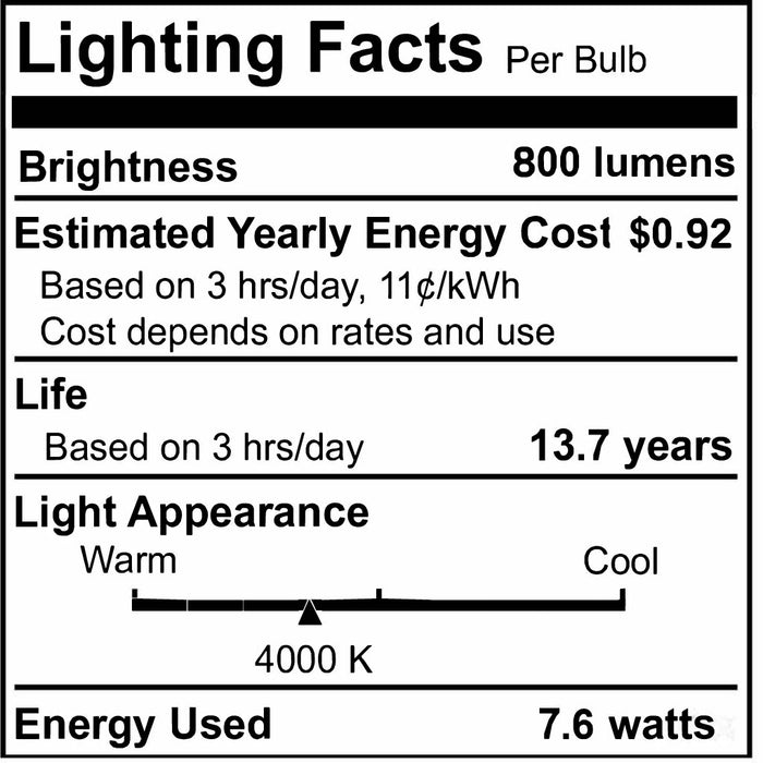 ST18 7W Dimmable Clear Filament LED Light Bulb with E26 Base, 4000K, 800 Lumens, 8-Pack