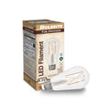 ST18 8.5W Dimmable Clear Filament LED Light Bulb with E26 Base, 3000K, 850 Lumens, 4-Pack
