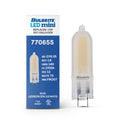 T5 1.8W Dimmable Frost Filament LED Light Bulb with GY6.35 Base, 2700K, 140 Lumens, 12V, 4-Pack