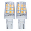 T5 2.5W Dimmable Clear LED Light Bulb with WEDGE Base, 3000K, 230 Lumens, 12V, 2-Pack