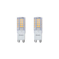 T5 3.5W Non-Dimmable Clear LED Light Bulb with G9 Base, 3000K, 330 Lumens, 2-Pack