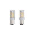T5 4.5W Dimmable Clear LED Light Bulb with BA15d Base, 3000K, 400 Lumens, 2-Pack