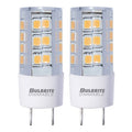 T6 4.5W Dimmable Clear LED Light Bulb with GY8 Base, 3000K, 400 Lumens, 3-Pack