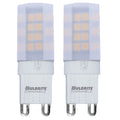 T6 4.5W Dimmable Frost LED Light Bulb with G9 Base, 2700K, 340 Lumens, 2-Pack