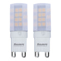 T6 4.5W Dimmable Frost LED Light Bulb with G9 Base, 3000K, 340 Lumens, 2-Pack