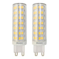 T6 6.5W Dimmable Clear LED Light Bulb with G9 Base, 3000K, 700 Lumens, 2-Pack