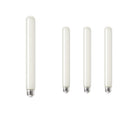T9 11'' 5W Dimmable Frost Filament LED Light Bulb with E26 Base, 3000K, 350 Lumens, 4-Pack