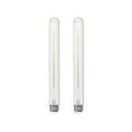 T9 5W Dimmable Clear Filament LED Light Bulb with E26 Base, 2700K, 450 Lumens, 2-Pack