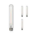 T9 5W Dimmable Clear Filament LED Light Bulb with E26 Base, 3000K, 250 Lumens, 4-Pack