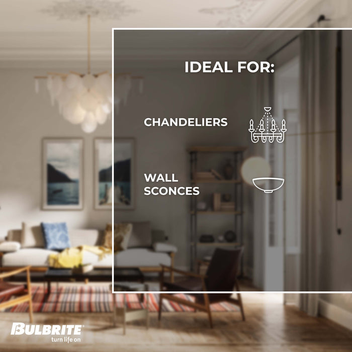 T9 7.5‘’ 3W Dimmable Clear LED Light Bulb with E26 Base, 3000K, 250 Lumens, 3-Pack