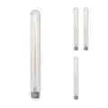 T9L 5W Dimmable Clear Filament LED Light Bulb with E26 Base, 3000K, 500 Lumens, 4-Pack