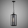 1 Lights Terra 17-in Pendant Black powder Coated  Dimmable 60W