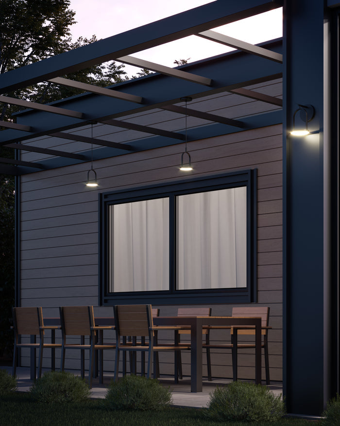 Trek 5-in Steel Outdoor Wall Sconce